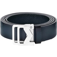 Ремень Montblanc Buckle Sfumato 35 mm Leather Belt синий 131181