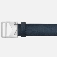 Ремень Montblanc Buckle Sfumato 35 mm Leather Belt синий 131181