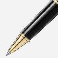 Ручка-роллер Montblanc Meisterstuck Gold-Coated черная 132457