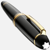 Ручка перьевая Montblanc Meisterstuck Gold-Coated Legrand 0.62мм черная 132460