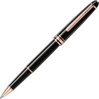 Фото Ручка-роллер Montblanc Meisterstuck Classique Red Gold-Coated Rollerball 132487