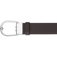 Фото Ремень двухсторонний Montblanc 35 мм Reversible Leather Belt темно-коричневый/черный 198632
