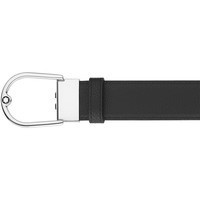 Фото Ремень двухсторонний Montblanc 35 мм Reversible Leather Belt темно-коричневый/черный 198632